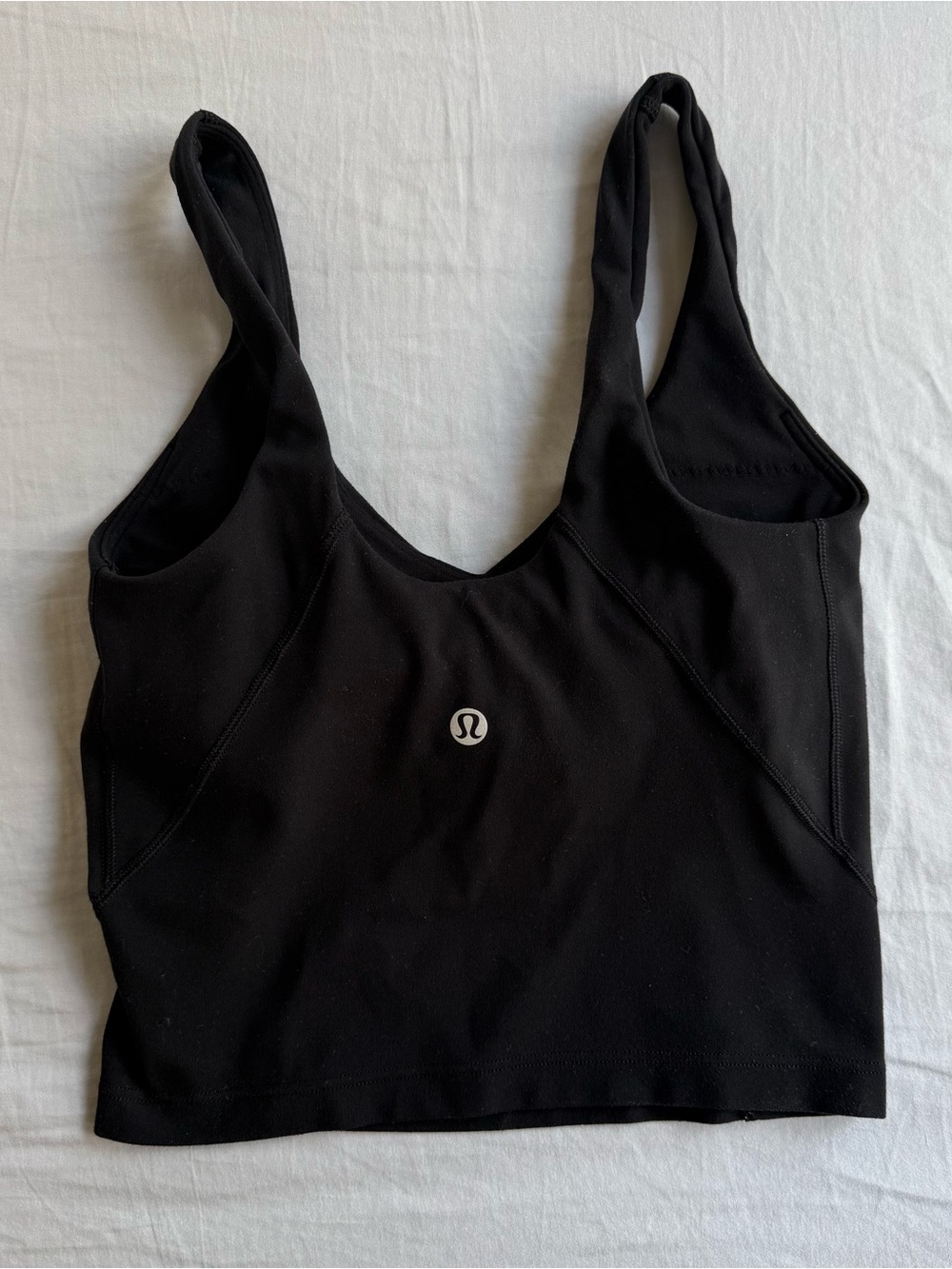 lululemon black align tank size 0